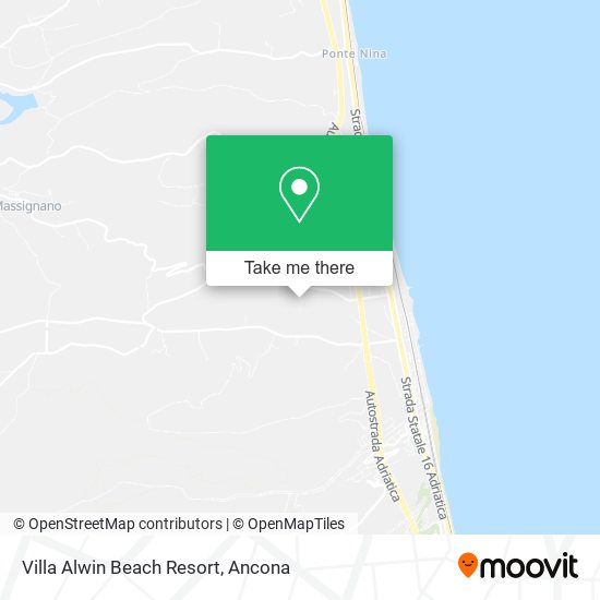 Villa Alwin Beach Resort map