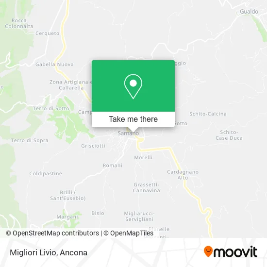 Migliori Livio map