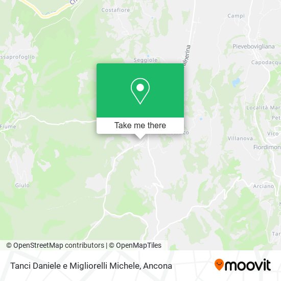 Tanci Daniele e Migliorelli Michele map