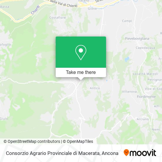 Consorzio Agrario Provinciale di Macerata map