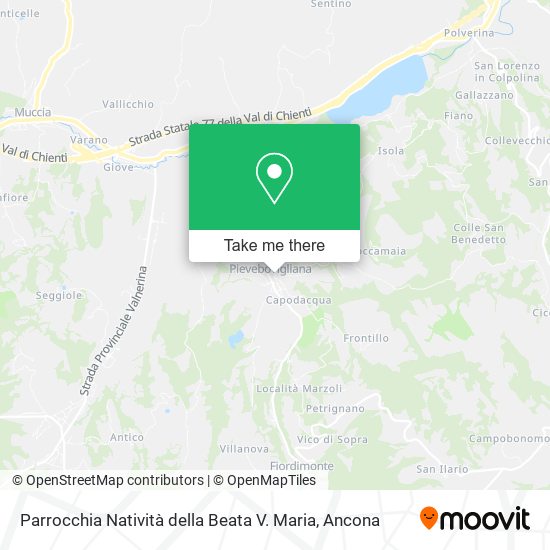 Parrocchia Natività della Beata V. Maria map