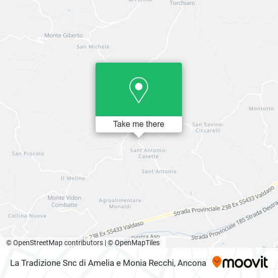 La Tradizione Snc di Amelia e Monia Recchi map