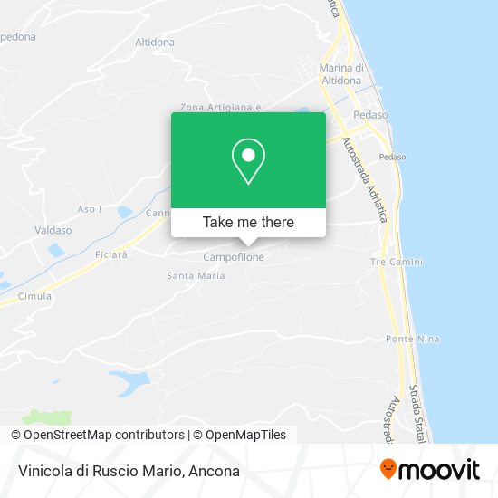Vinicola di Ruscio Mario map