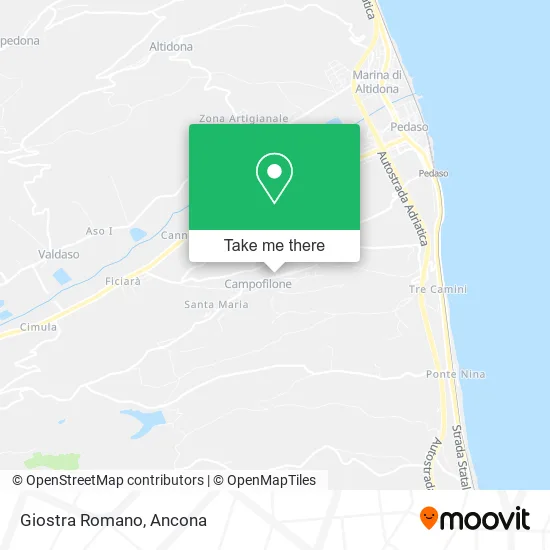 Giostra Romano map