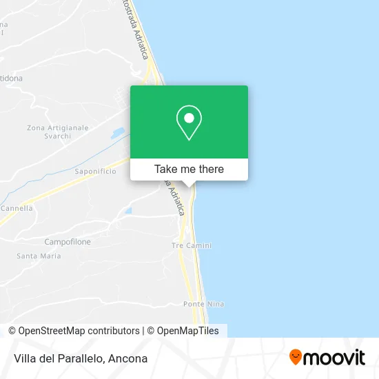 Villa del Parallelo map