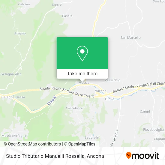 Studio Tributario Manuelli Rossella map