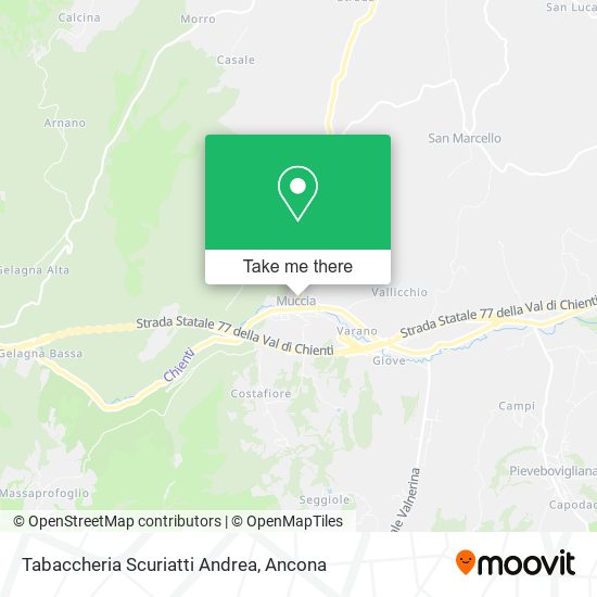 Tabaccheria Scuriatti Andrea map