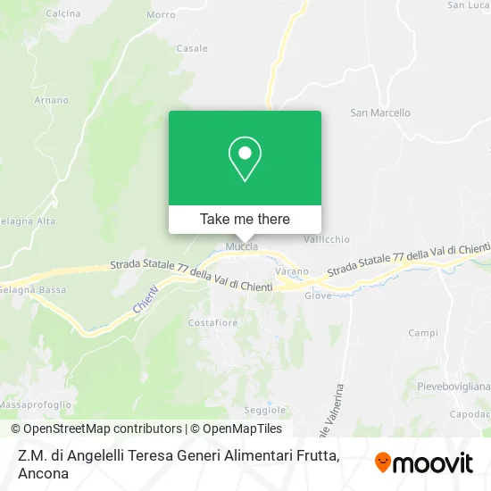Z.M. di Angelelli Teresa Generi Alimentari Frutta map