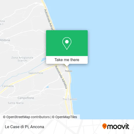Le Case di Pi map