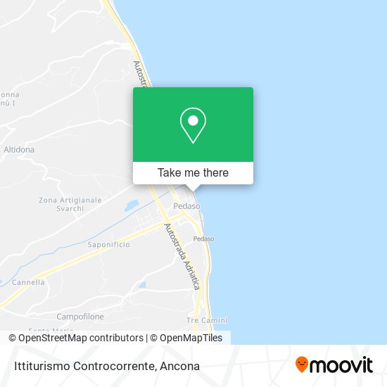 Ittiturismo Controcorrente map