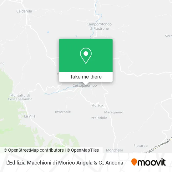 L'Edilizia Macchioni di Morico Angela & C. map
