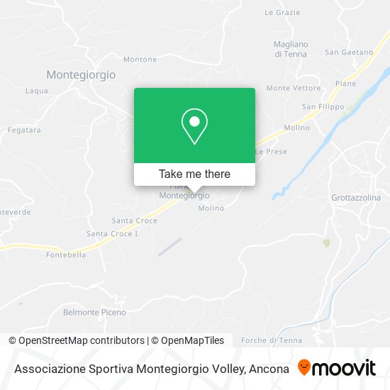 Associazione Sportiva Montegiorgio Volley map