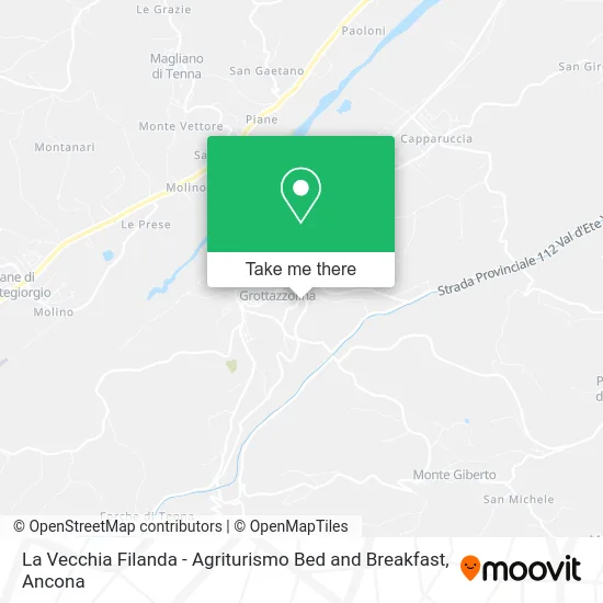 La Vecchia Filanda - Agriturismo Bed and Breakfast map