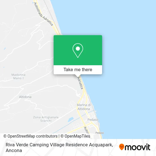Riva Verde Camping Village Residence Acquapark map