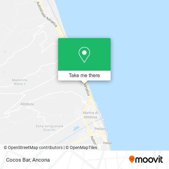 Cocos Bar map