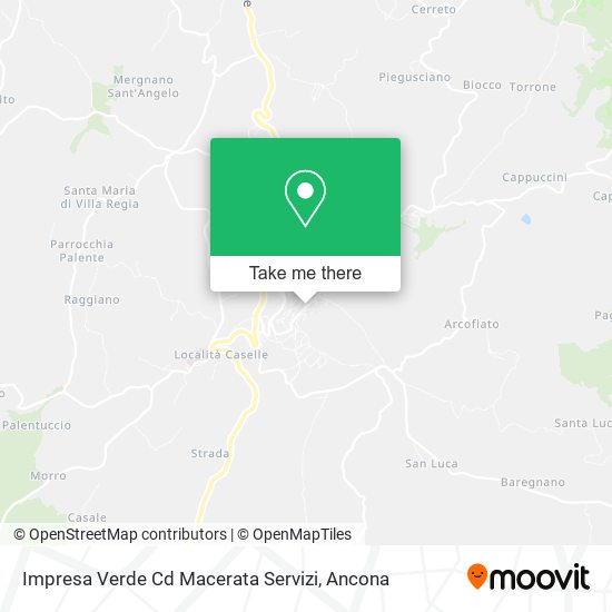 Impresa Verde Cd Macerata Servizi map