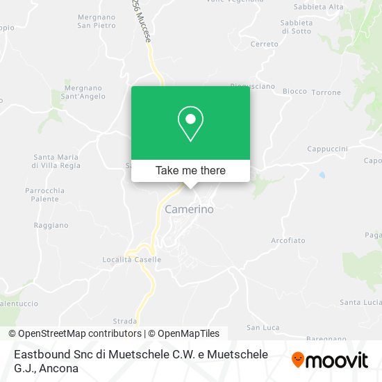 Eastbound Snc di Muetschele C.W. e Muetschele G.J. map