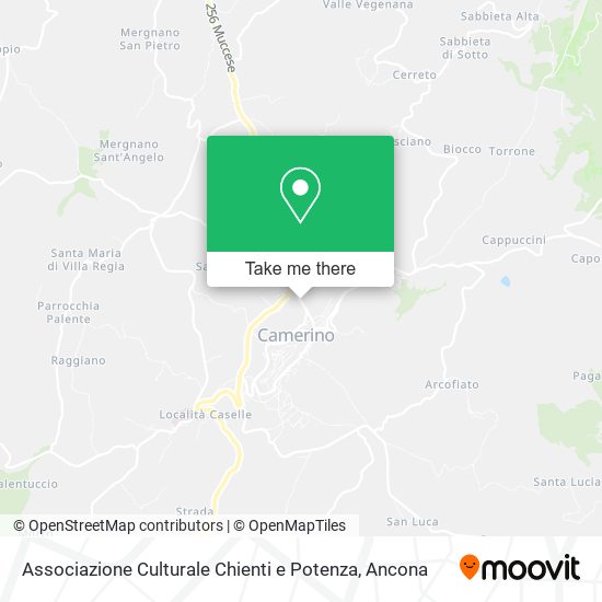 Associazione Culturale Chienti e Potenza map