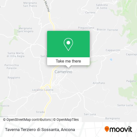 Taverna Terziero di Sossanta map