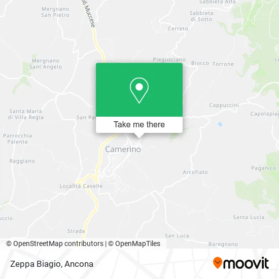 Zeppa Biagio map