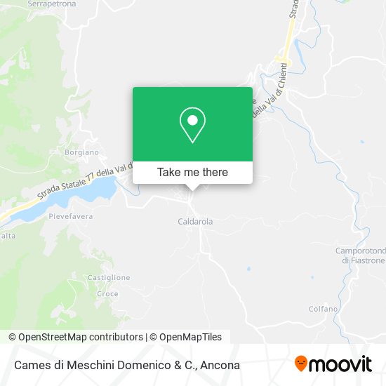 Cames di Meschini Domenico & C. map