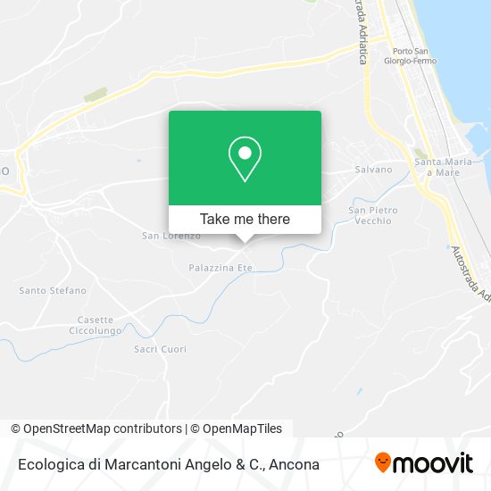 Ecologica di Marcantoni Angelo & C. map