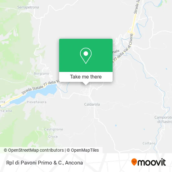 Rpl di Pavoni Primo & C. map