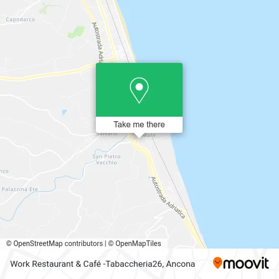 Work Restaurant & Cafe - Tabaccheria 26 map
