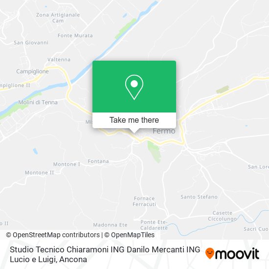 Studio Tecnico Chiaramoni ING Danilo Mercanti ING Lucio e Luigi map