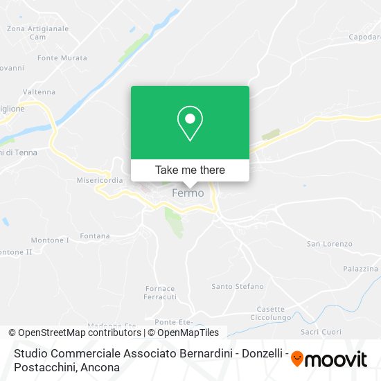 Studio Commerciale Associato Bernardini - Donzelli - Postacchini map