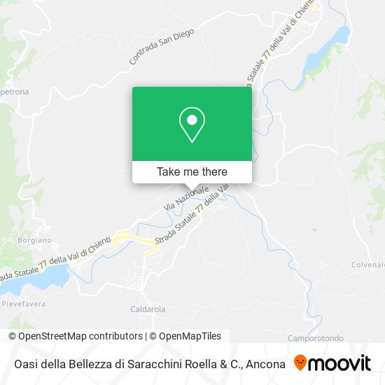 Oasi della Bellezza di Saracchini Roella & C. map