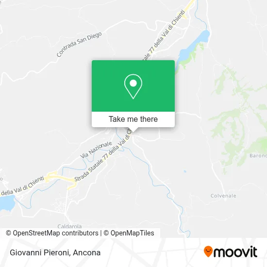 Giovanni Pieroni map