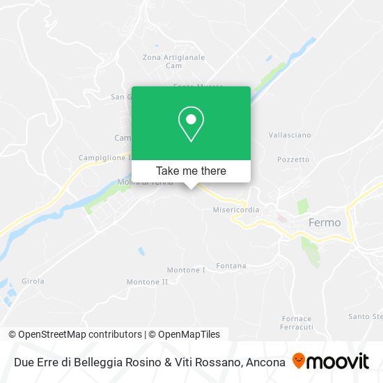 Due Erre di Belleggia Rosino & Viti Rossano map