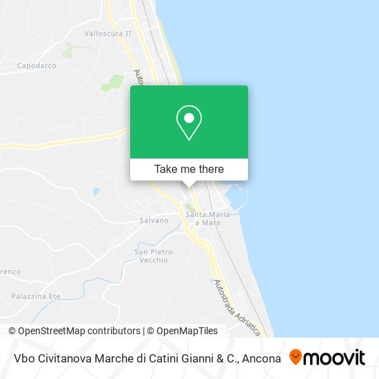 Vbo Civitanova Marche di Catini Gianni & C. map