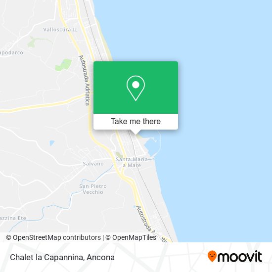 Chalet la Capannina map