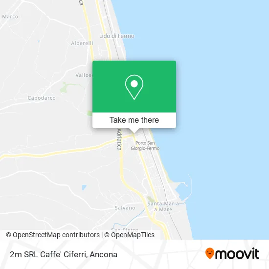 2m SRL Caffe' Ciferri map