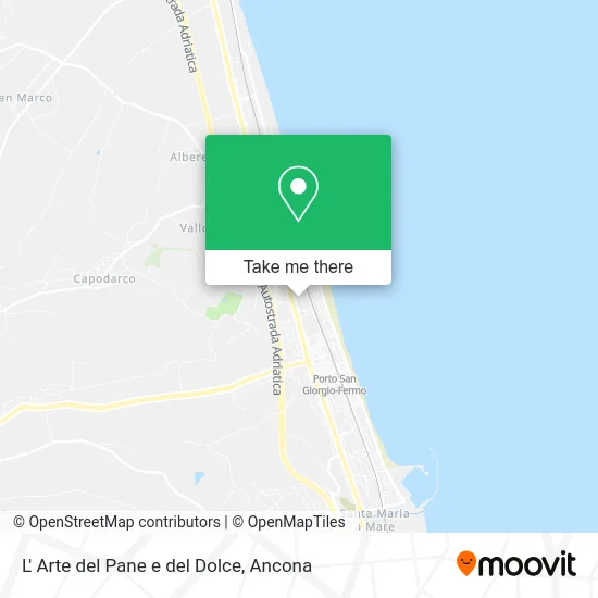 L' Arte del Pane e del Dolce map