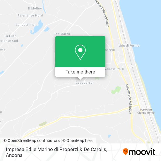 Impresa Edile Marino di Properzi & De Carolis map
