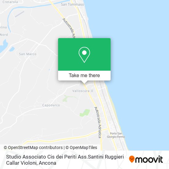 Studio Associato Cis dei Periti Ass.Santini Ruggieri Callar Violoni map