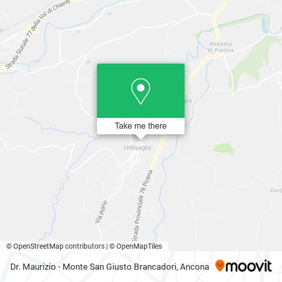 Dr. Maurizio - Monte San Giusto Brancadori map