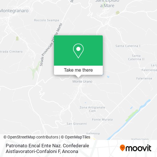 Patronato Encal Ente Naz. Confederale Aistlavoratori-Confaloni F map