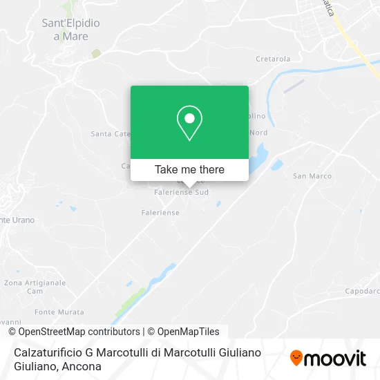 Calzaturificio G Marcotulli di Marcotulli Giuliano Giuliano map