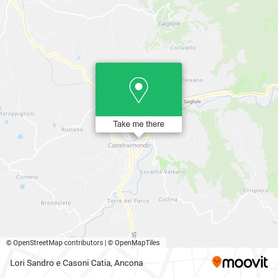 Lori Sandro e Casoni Catia map