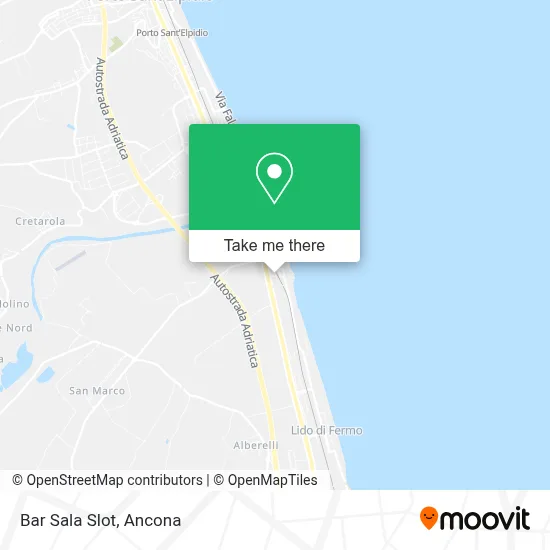Bar Sala Slot map
