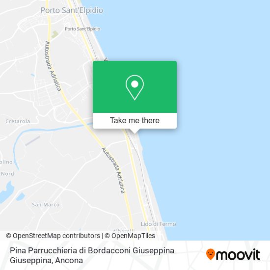 Pina Parrucchieria di Bordacconi Giuseppina Giuseppina map
