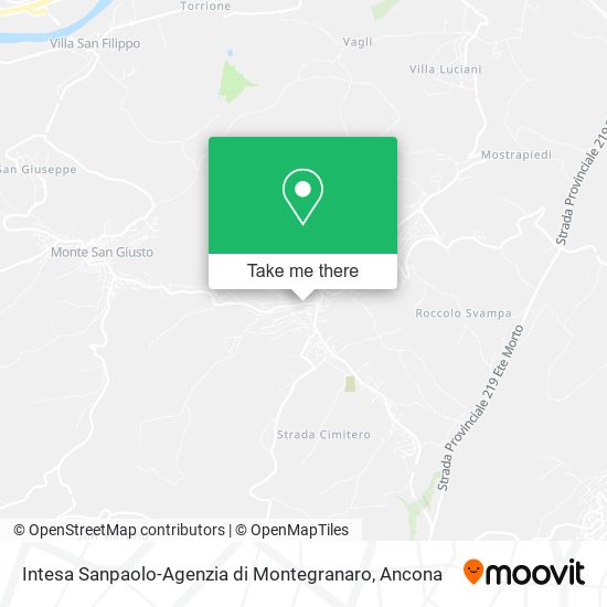 Intesa Sanpaolo-Agenzia di Montegranaro map