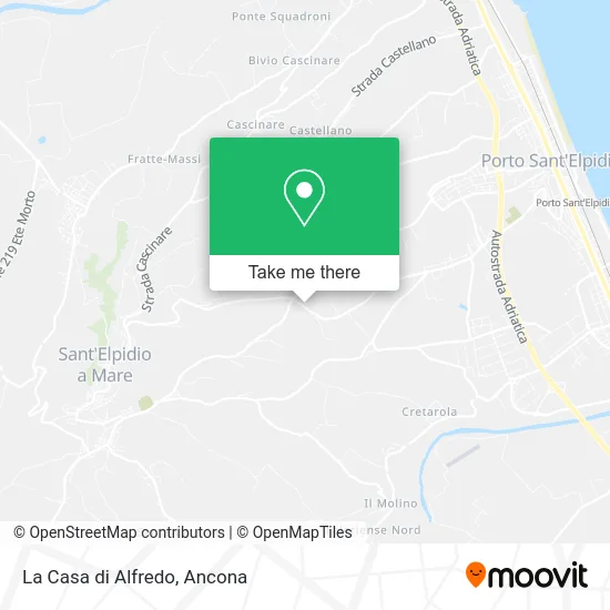 La Casa di Alfredo map