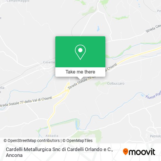 Cardelli Metallurgica Snc di Cardelli Orlando e C. map