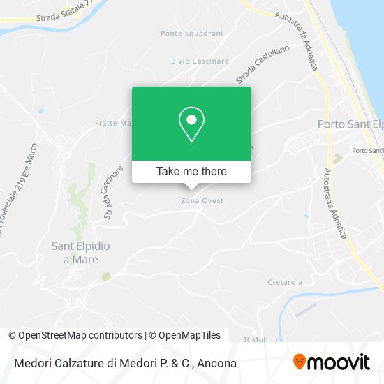Medori Calzature di Medori P. & C. map