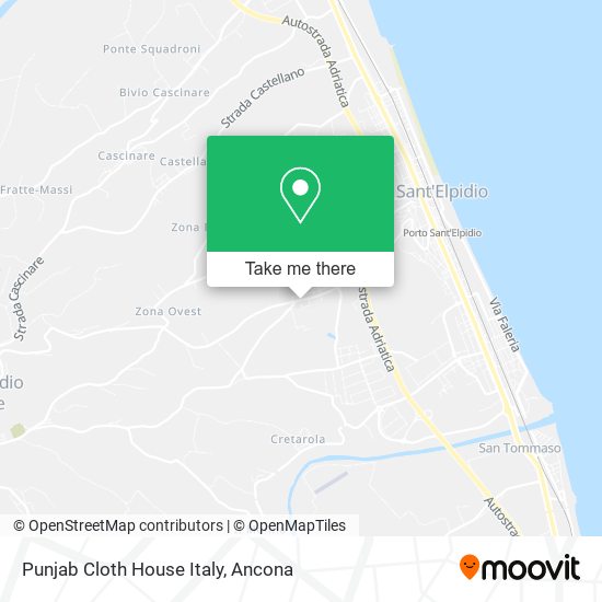 Punjab Cloth House Italy map